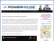 Tablet Screenshot of powerhousemechanical.com